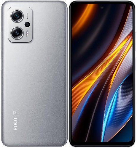 Смартфон POCO X4 GT 8/256 ГБ, серебристый