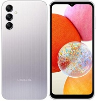Смартфон Samsung Galaxy A14 4/64 ГБ (SM-A145F), серебристый