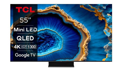 Телевизор TCL 55C805 4K UHD Google TV QD-Mini LED 144Hz VRR