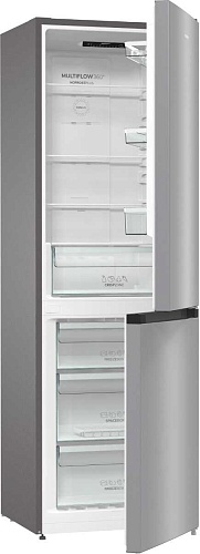 Холодильник Gorenje NRK6191ES4 (Essential / Объем - 302 л / Высота - 185см / A+ / Серебристый / No Frost)