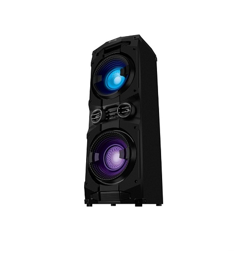 Беспроводная портативная колонка SVEN PS-1500 / 500W / USB / FM / Bluetooth / LED-display / AC power / Чёрный / материал – пласти