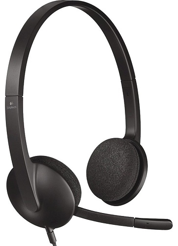 Наушники с микрофоном Logitech H340 Headset Stereo USB 981-000475