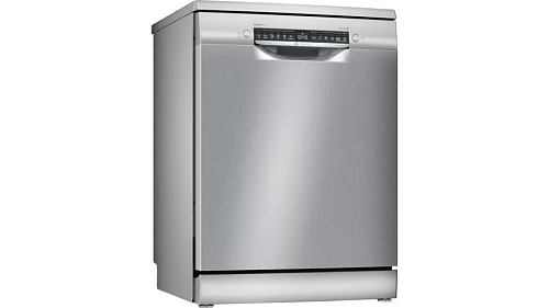 Машина посудомоечная отдельностоящая полноразмерная Bosch SMS4EVI14E (Serie4 / 13 комплектов / Home Connect / AquaStop / MachineCare / Серебряный)