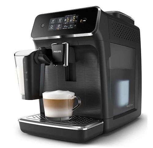 Кофемашина Philips EP2232/40 LatteGo (кофе зерновой, молотый/ 1500 Вт/ 1.8 л/ автоматический капучинатор/ 3 напитка)