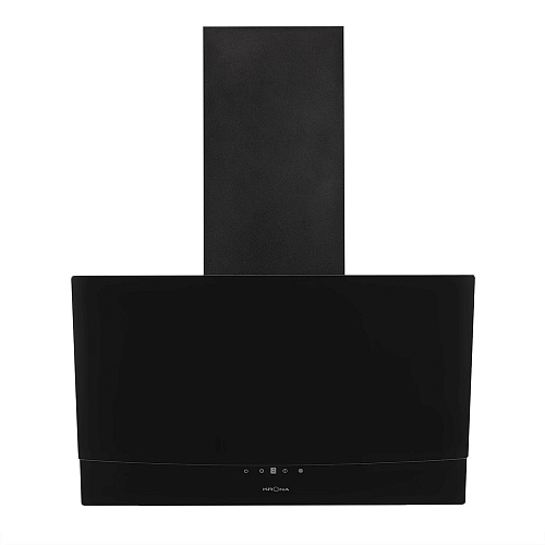 Вытяжка наклонная KRONA ALVA 600 black S (633 м³/ч / 65 Вт / LED освещение 2x1.5 Вт / ширина - 59.5 см / чёрный / cтекло)-0