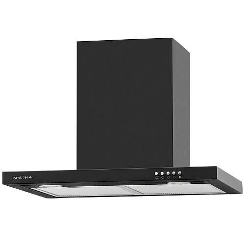 Вытяжка каминная KRONA JOANNA 600 black PB (790 м³/ч / 130 Вт / LED освещение 2x1,5 Вт / ширина - 59,7 см / чёрный / металл)-0