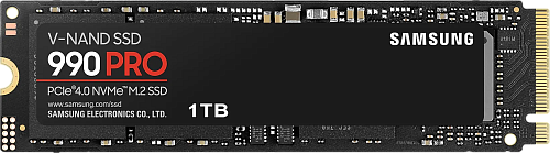 Жесткий диск SSDM.2 1TB Samsung 990 PRO PCIe 4 x4 R7450/W6900Mb/s MZ-V9P1T0BW 600 TBW