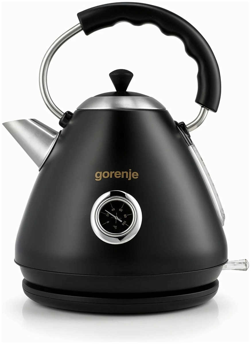 Чайник Gorenje K17CLBK  (2200Вт / 1.7л / металл / черный)