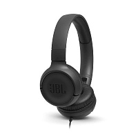 Наушники с микрофоном JBL T500, 20 Гц-20000 Гц, 32 Ом, 95 дБ, Black