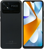 Смартфон POCO C40 4/64 ГБ, черный