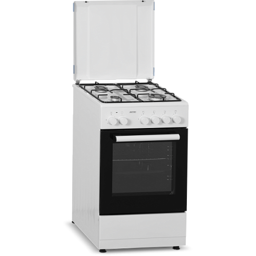 Плита газоэлектрическая MPM MPM-53-KGE-33 (Белая / духовка - 52 л / Газ-контроль / Электроподжиг)