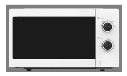 Микроволновая печь Ascoli C20MXP54-E70 (20 л, 700 Вт, переключатели поворотный механизм, белый)