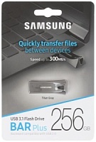 Память USB3.2 Flash Drive 256Gb Samsung BAR Plus  80/300Mb/s [MUF-256BE4/APC]
