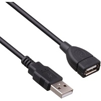 Удлинитель USB 2.0 AM - USB 2.0 AF ExeGate (EX-CC-USB2-AMAF-1.8) - 1.8 метра
