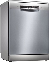 Машина посудомоечная отдельностоящая полноразмерная Bosch SMS4HAI48E (Serie4 / 13 комплектов / Home Connect / AquaStop / AntiFingerprint / Серебряный)