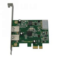 Контроллер Gembird UPC-30-2P USB 3.0 2ext. ports, PCI-E