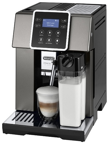 Кофемашина D ESAM420.80.TB (кофе зерновой, молотый/ 1450 Вт/ 1.4 л/ автоматический капучинатор/ 12 напитков)