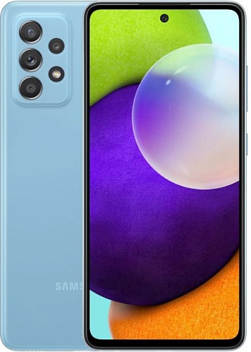 Смартфон Samsung Galaxy A52 4/128 ГБ, синий