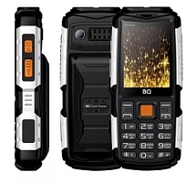 Телефон мобильный BQ 2430 Tank Power, черный+серебро