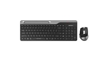 Комплект клавиатура+мышь беспроводная A4Tech Fstyler FB2535C, Bluetooth/Радио, белый/серый