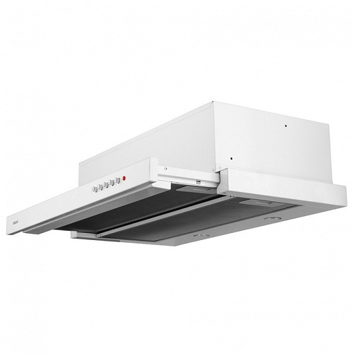 Вытяжка телескопическая AKPO WK-7 Light 60 White (520 м³/ч / 120 Вт / LED освещение 2x2 Вт / ширина - 60 см / белая)