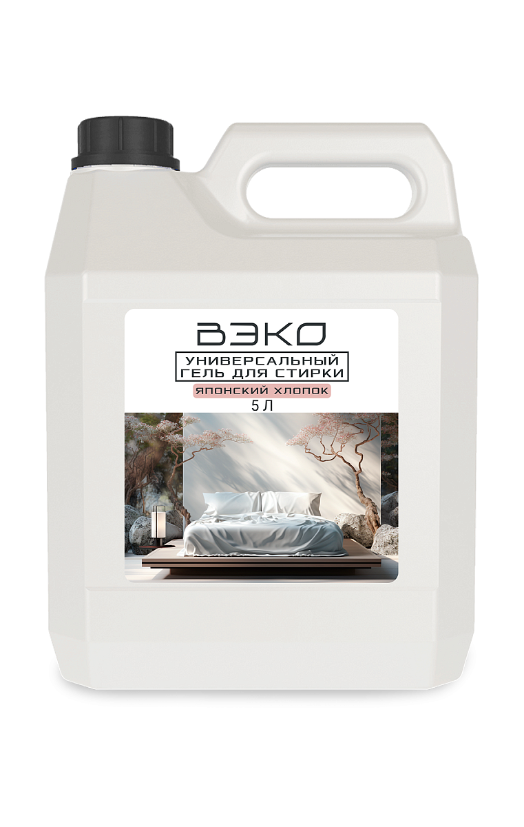 Кондиционер для белья ВЭКО Японский хлопок 5 л-0