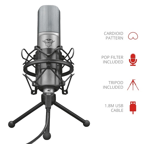 Микрофон TRUST GXT 242 Lance Streaming Microphone арт. 22614