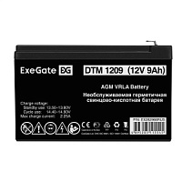 Батарея 12V/ 9,0Ah ExeGate DTM 1209, клеммы F2 EX282966RUS