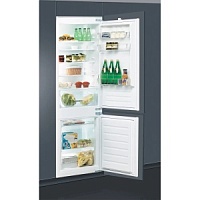 DSP Холодильник встраиваемый Whirlpool ART 66102 (Объем - 273 л / Высота - 177 см / A++ / Белый / капельная система)