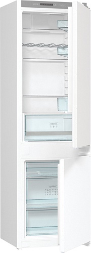 Холодильник встраиваемый Gorenje NRKI418FA0 (Advanced / Объем - 248л / Высота - 177,2см / Белый / Слайдерное крепление фасадов / No Frost DualAdvance)