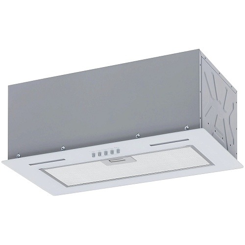 Вытяжка полновстраиваемая KRONA WERMUT 600 DN WHITE PB (950 м³/ч / 125 Вт / LED освещение 2x3 Вт / ширина - 52 см / белый / стекло)-0