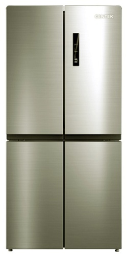 Холодильник Side by Side Centek CT-1755 Bronze Inox (Объем - 450 л / Высота - 177,5см / А/ Бронзовый / NoFrost)