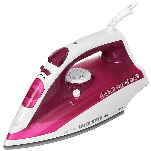 Утюг Redmond RI-C262 (2400 Вт / подошва - керамика / паровой удар - 130 г/мин / 1.8 м / автоотключение)-0