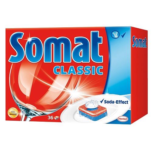 Таблетки для посудом. машины Somat Classic 36шт
