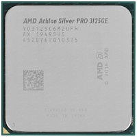 Процессор AMD AM4 Athlon Silver PRO 3125GE Tray 3.4GHz, Radeon™ Graphics, 2core, 4+1MB (YD3125C6M2OFH)  