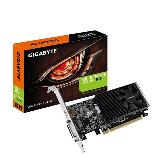 Видеокарта Gigabyte GeForce GT 1030 2GB DDR4 (GV-N1030D4-2GL ) 1417/2100MHz  DVI, HDMI