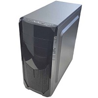 Корпус ZEUS  K20B, Midi Tower, ATX, PSU ZUS-500 12cm 500W USB2*2, 5,25ext*1, 3.5int*2, 2.5int*3, PCI*7 400x173x410mm