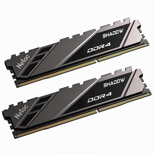 Память DDR4 32GB (2x16Gb KIT) 3200Mhz Netac Shadow NTSDD4P32DP-32E