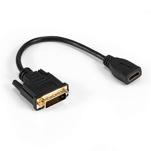 Кабель HDMI - DVI DVI-D ExeGate EX-CC-HDMIF-DVIM (19F/25M, позолоченные контакты)