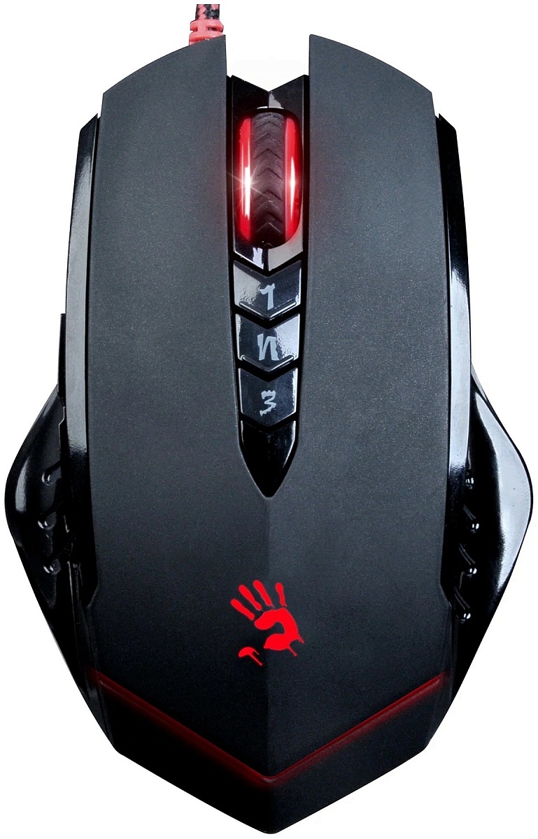 Мышь A4Tech Bloody V8 черный оптическая (3200dpi)