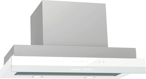 Вытяжка телескопическая Gorenje BHP643ORAW (Ora Ïto 2 / 670 м³/ч / 240 Вт / LED освещение 2x3 Вт / ширина - 60 см / Белый + белое стекло)