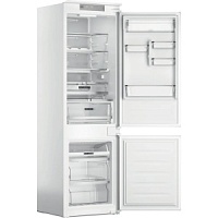 Холодильник встраиваемый Whirlpool WHC 18T141 (Объем - 250 л / Высота - 177 см / Слайдерное крепление фасадов / A+ / Белый / Морозилка - NoFrost)