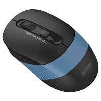 Беспроводная мышь A4Tech Fstyler FB10C, Bluetooth & 2.4GHz, оптическая, черная/синяя