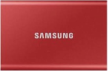 Жесткий диск SSD ext  500Gb Samsung T7 RED USB 3.2 Type-C R1050/W1000 Mb/s MU-PC500R/WW