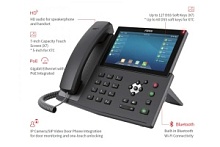 SIP-телефон Fanvil X7 офисный, черный, 20 SIP-линий, цветной ЖК экран, POE