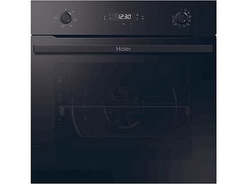 Духовой шкаф Haier HWO60SM2E01BE (I-Direct Series 2 / 70 л / Чёрное стекло / Гриль / Телескоп.напр.(x1) / Гидролиз / Wi-Fi + BLE / SoftClose/ A+)-0