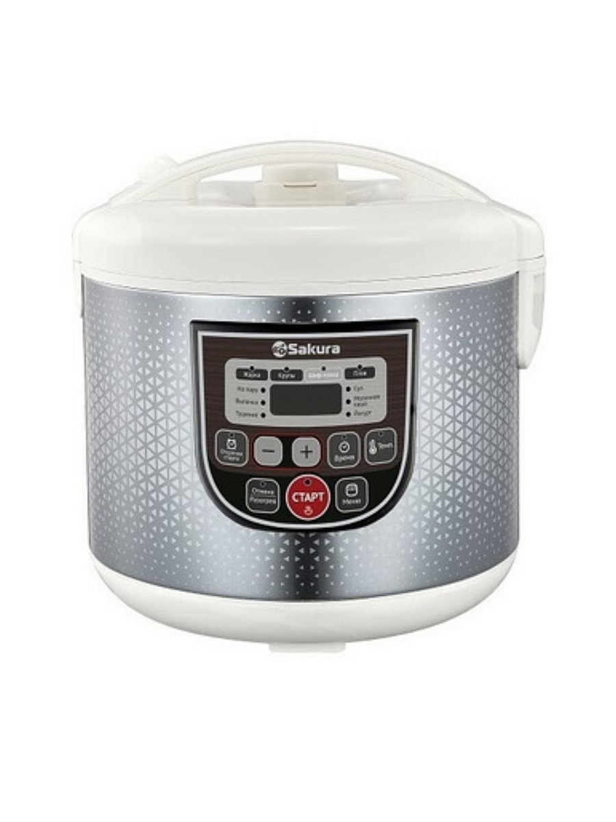 Мультиварка Sakura SA-7753W (5л / 800 Вт / 10 программ)