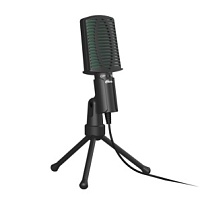 Микрофон Ritmix RDM-126, чёрный-зеленый