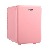 Мини холодильник Adler AD 8084 Pink (Объем - 4 л / Высота - 27 см / Ширина - 18.3 см / Розовый / питание - 220В (от сети) или 12В (от прикуривателя))