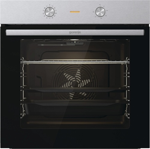Духовой шкаф Gorenje BO6717E03X (Essential / 77 л / до 300 °C / Нерж.сталь, стекло / AquaClean / PerfectGrill / съемные направляющие / А)